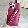 Phone Case for IPhone 11 12 13 14 15 16 Pro Max Plus 17 Air Makeup Lip Gloss Silicone Cover with Lip Glaze
