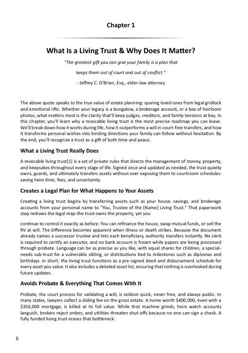The Complete Senior Estate Planning Guide and Living Trusts: Wills, Trusts, and Peace of Mind for 2026