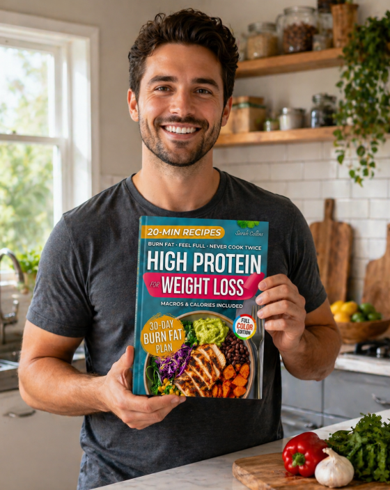 The High-Protein for Weightloss Book: 101 Quick 20-Minute Recipes to Burn Fat, Feel Full, and Simplify Your Life