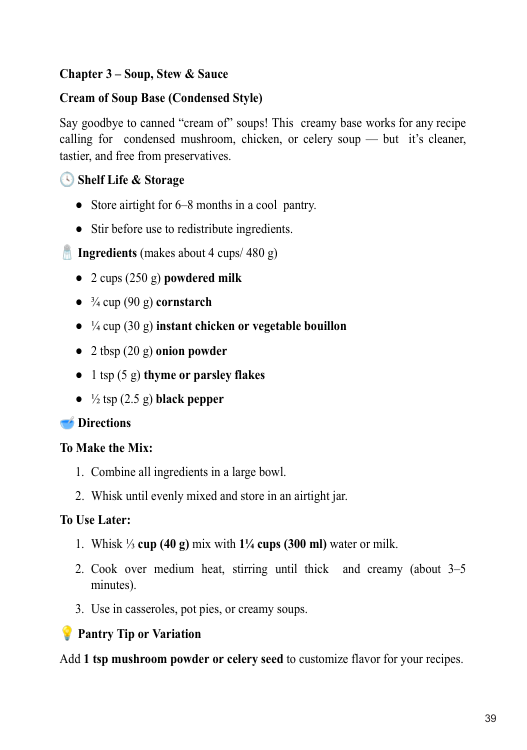 The Ultimate Dry Mix Pantry Cookbook: 120+ Budget-Friendly Homemade Meals for Stress-Free Cooking and Self-Sufficiency