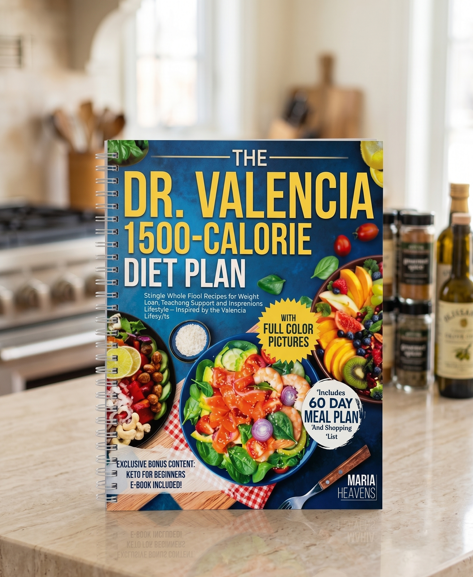 The Dr Valencia 1500-Calorie Diet Plan: Simple Whole-Food Recipes for Sustainable Weight Loss and Hormone Support