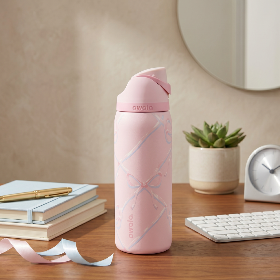 Owala FreeSip 32oz Stainless Steel Insulated Water Bottle, UO Exclusive Sugar Plum Fairy