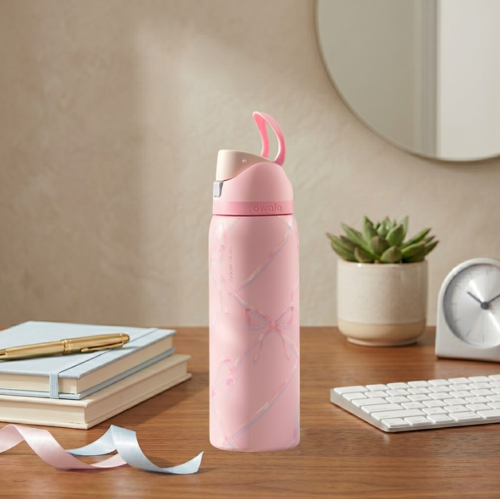 Owala FreeSip 32oz Stainless Steel Insulated Water Bottle, UO Exclusive Sugar Plum Fairy