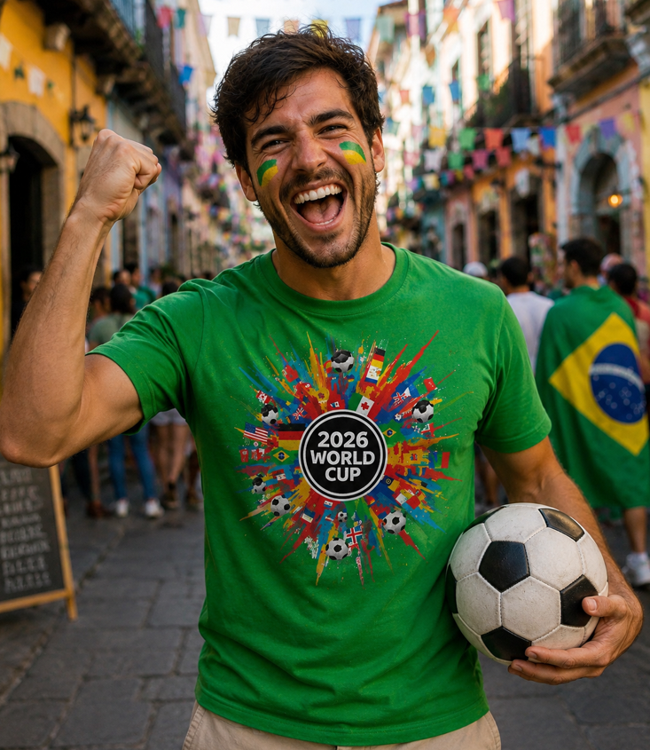 2026 World Cup T-Shirt, Football Fan Shirt, World Cup 2026 Tee, International Soccer Shirt