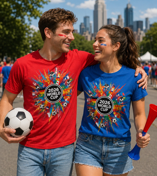 2026 World Cup T-Shirt, Football Fan Shirt, World Cup 2026 Tee, International Soccer Shirt