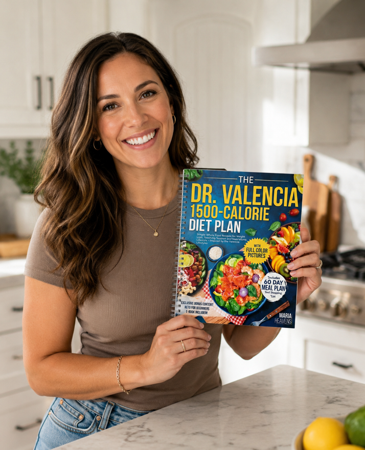 The Dr Valencia 1500-Calorie Diet Plan: Simple Whole-Food Recipes for Sustainable Weight Loss and Hormone Support