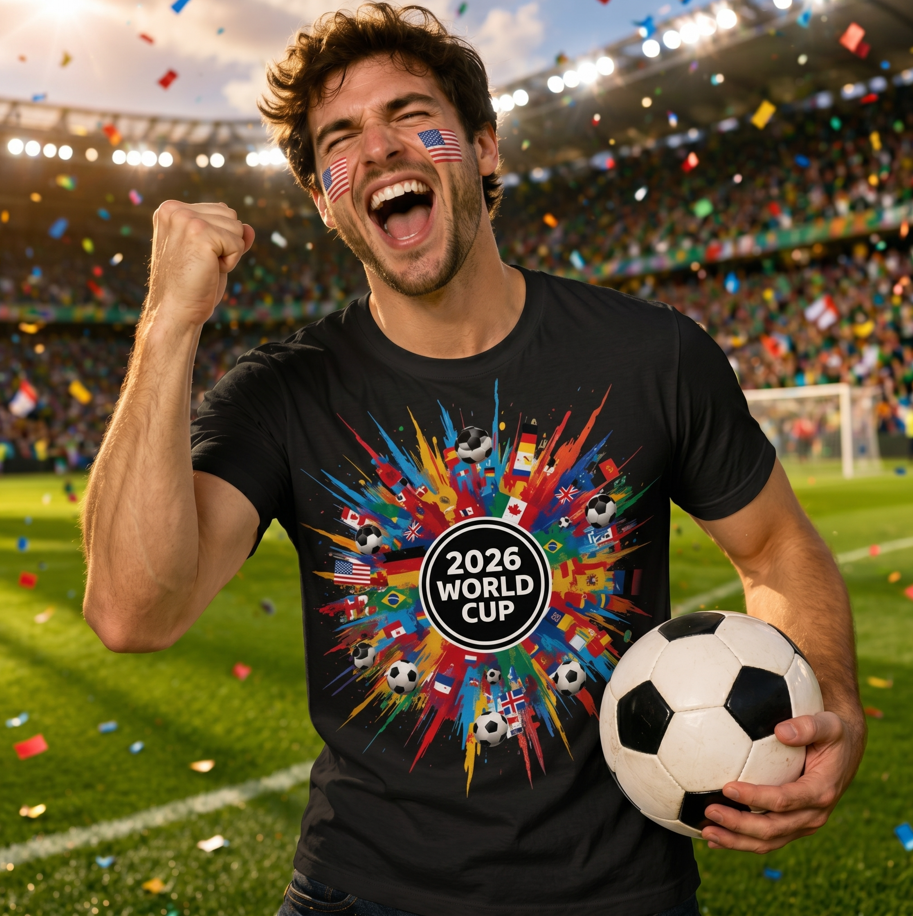 2026 World Cup T-Shirt, Football Fan Shirt, World Cup 2026 Tee, International Soccer Shirt