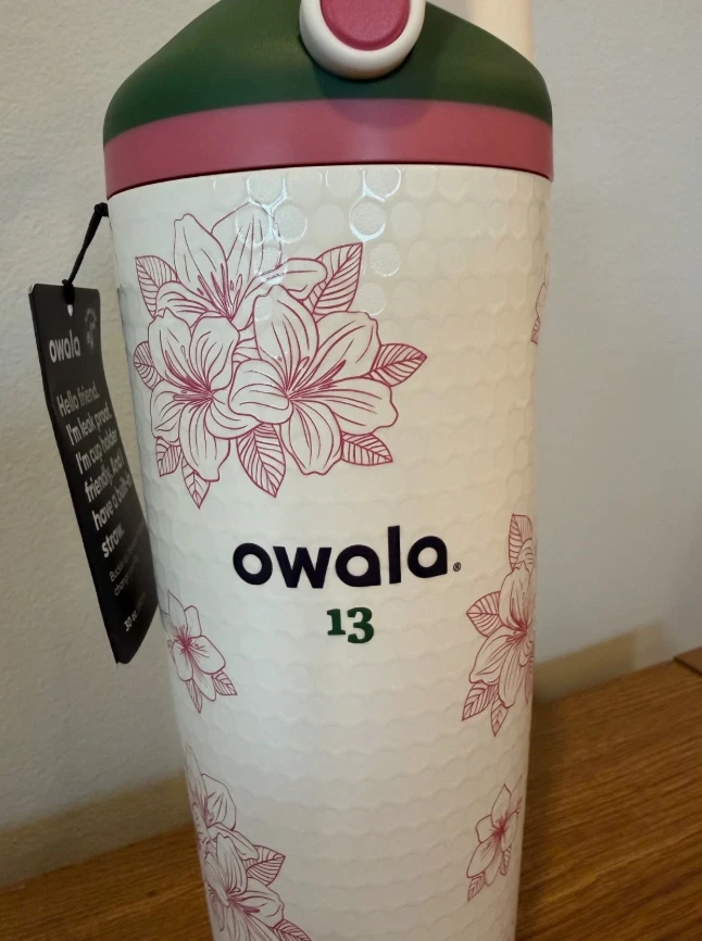 Owala FreeSip Sway 30oz Zalea Masters Theme Golf Water Bottle NEW One Pack