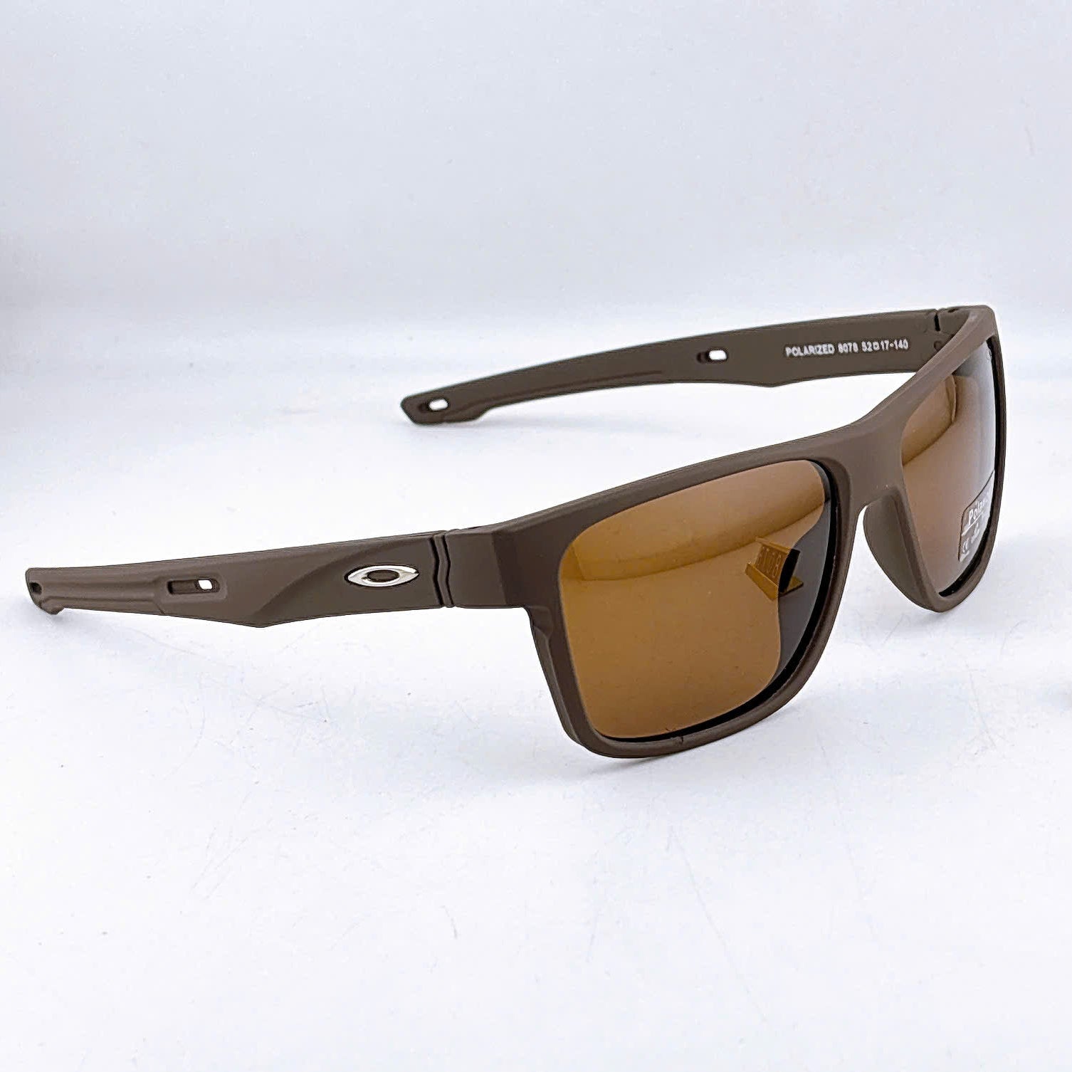 Oakley Hyperlink OX8078 Lightweight Square Sport Sunglasses with Polarized Lenses