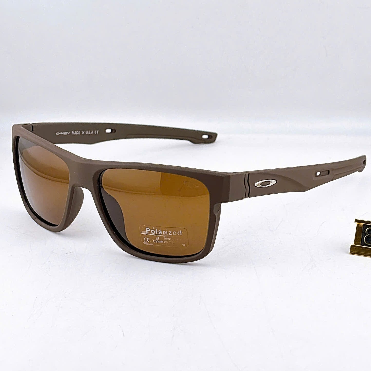 Oakley Hyperlink OX8078 Lightweight Square Sport Sunglasses with Polarized Lenses