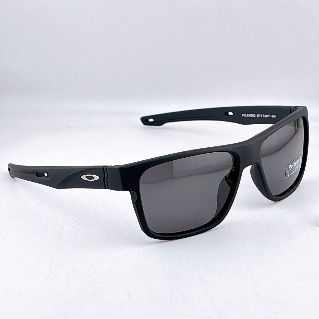 Oakley Hyperlink OX8078 Lightweight Square Sport Sunglasses with Polarized Lenses