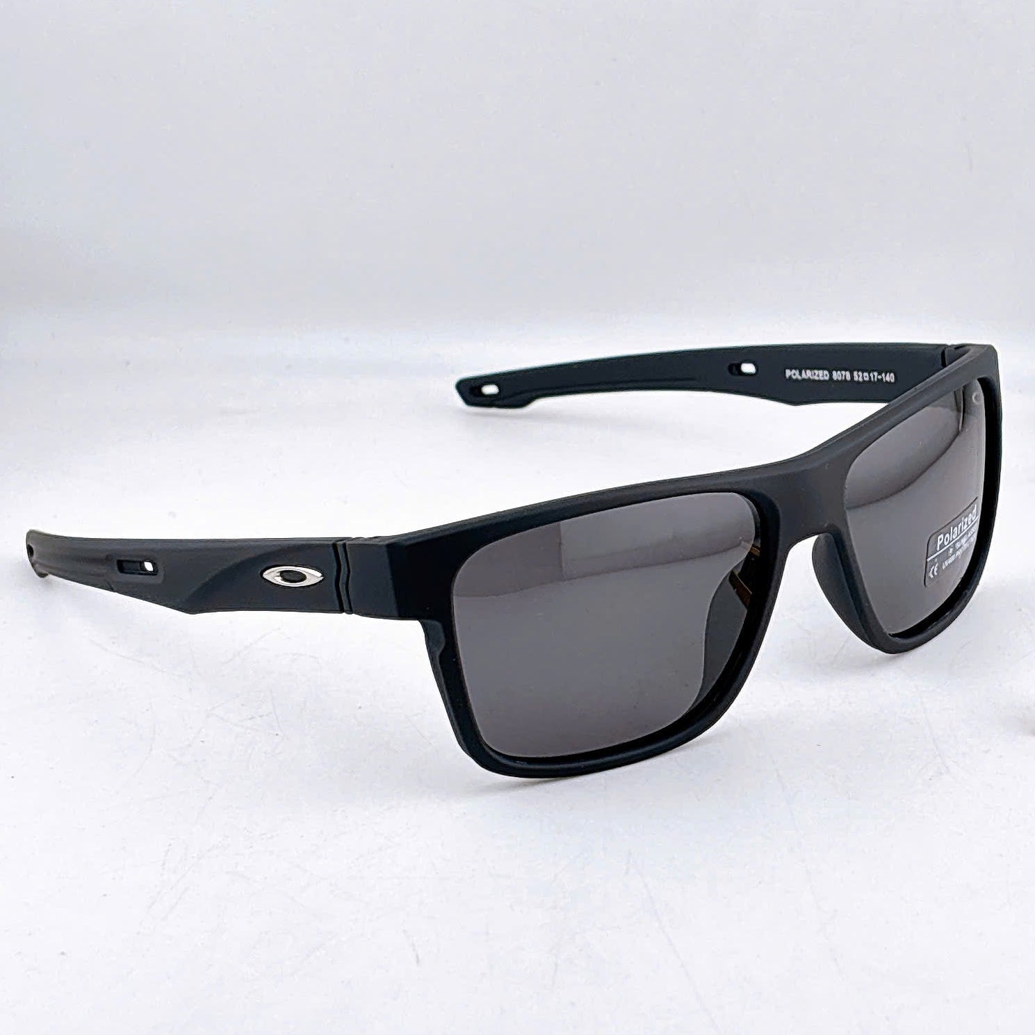 Oakley Hyperlink OX8078 Lightweight Square Sport Sunglasses with Polarized Lenses