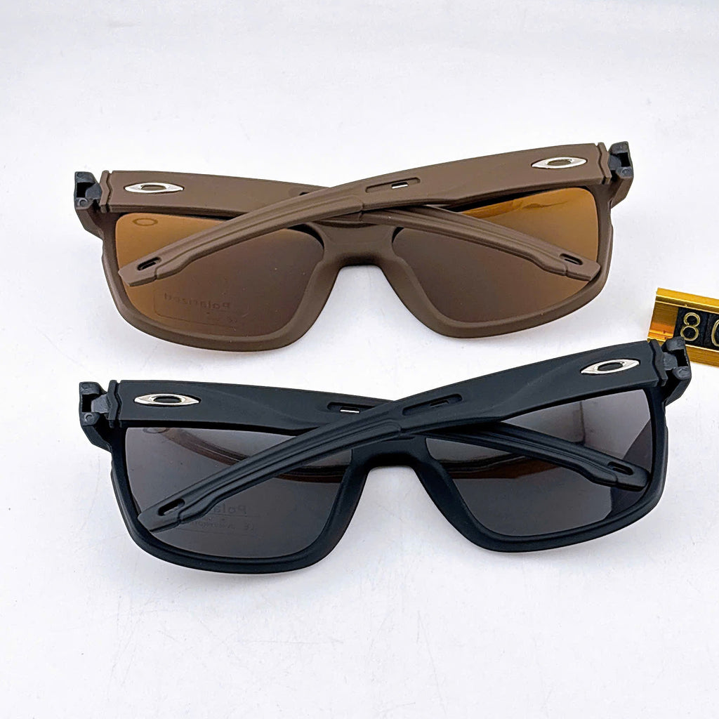 Oakley Hyperlink OX8078 Lightweight Square Sport Sunglasses with Polarized Lenses