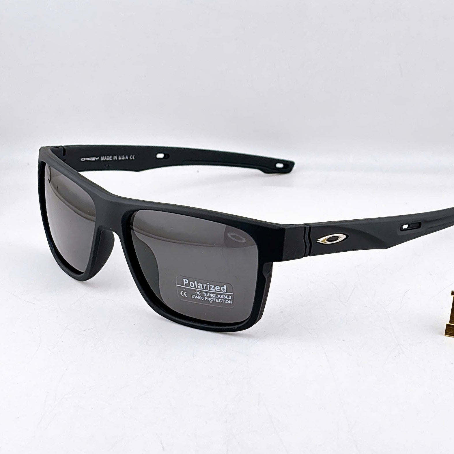 Oakley Hyperlink OX8078 Lightweight Square Sport Sunglasses with Polarized Lenses